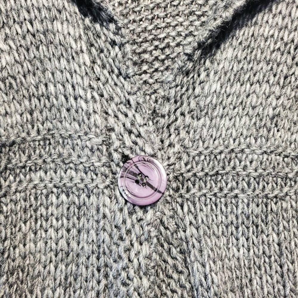 Berretti Sweater Womens Medium Cardigan Chunky Knit Alpaca Mohair Made in Italy‎ - Picture 6 of 12